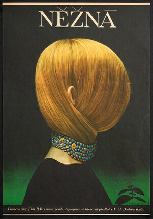 a poster of a woman with a haircut