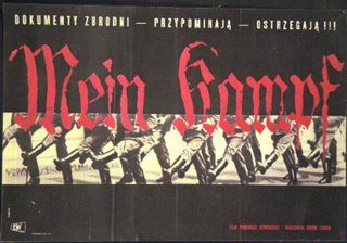 a poster with a group of soldiers marching