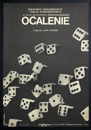 a book cover with dice
