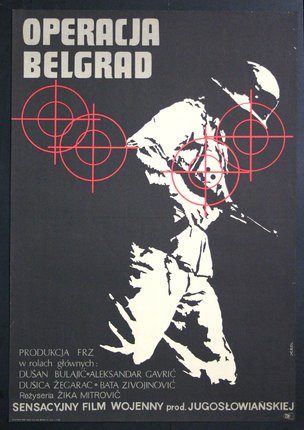 a poster with a soldier in the middle