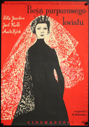 a poster of a woman wearing a veil