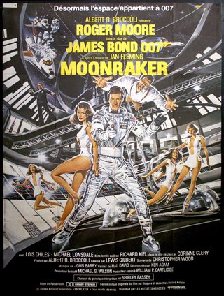 a movie poster with a man in space suit and a group of people