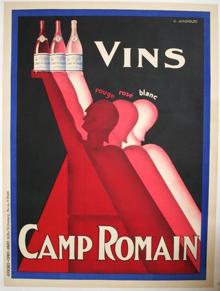 a poster of a wine company