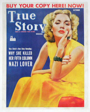 a magazine cover with a woman in a yellow dress