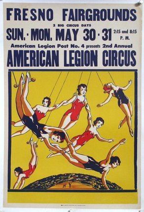a poster of a circus