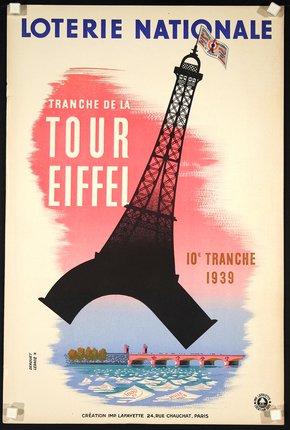 a poster of a tour eiffel