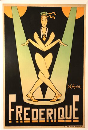 a poster of a woman dancing