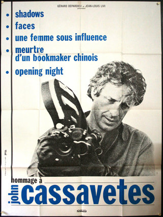 a movie poster with a man holding a camera