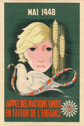 a poster with a woman's face and wheat