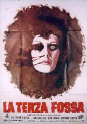 a poster of a woman with a scary face