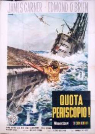 a poster of a man falling off a ship