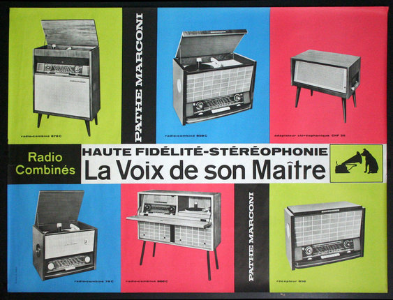 a poster of a record player
