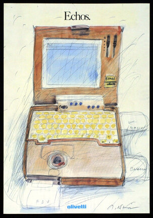 a drawing of a laptop