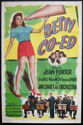 a movie poster with a woman holding a microphone
