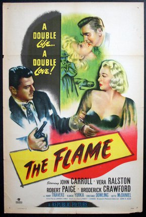 a movie poster with a man holding a gun and a woman kissing