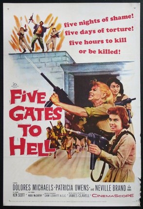 a movie poster of a group of women holding guns