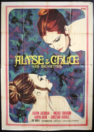 a movie poster of two women