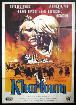 a movie poster with a man and a man on horses