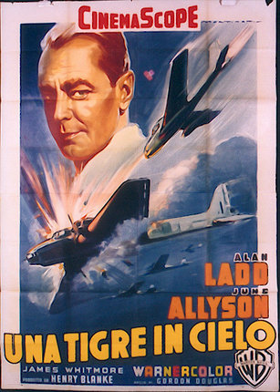 a poster of a man with a man's face and planes