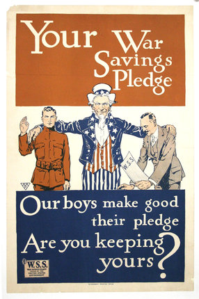 a poster of a man and two men