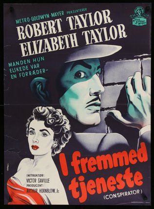 a movie poster with a man and woman