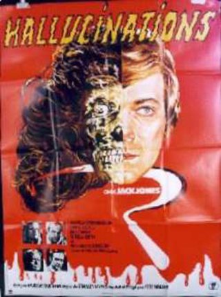 a movie poster of a man with a skull on it