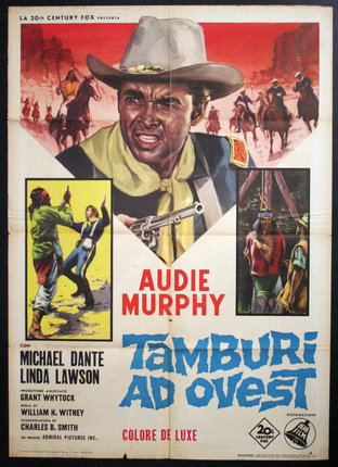 a movie poster with a man in a cowboy hat