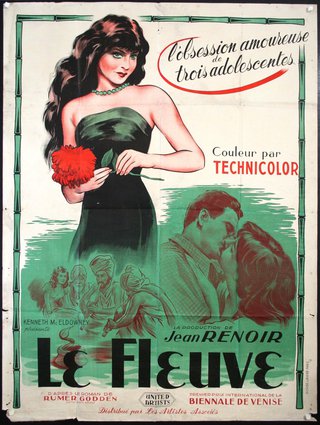 a movie poster of a woman holding a red flower