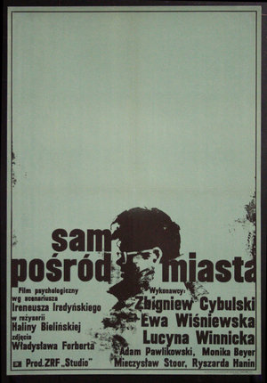 a poster with a man's head