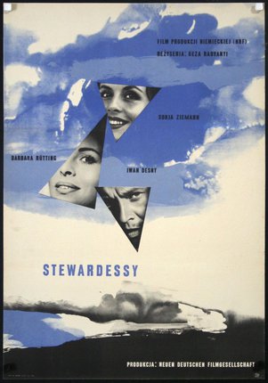 a poster with a couple of women's faces