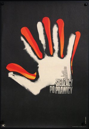 a poster of a hand