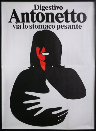 a poster of a woman with a red lips