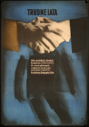a poster of hands shaking