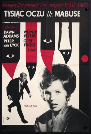 a movie poster with a man walking on it