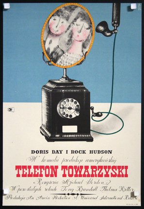a poster of a telephone