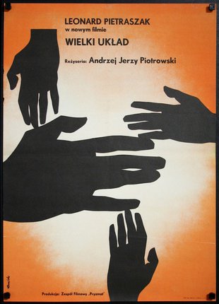 a poster with hands shadow