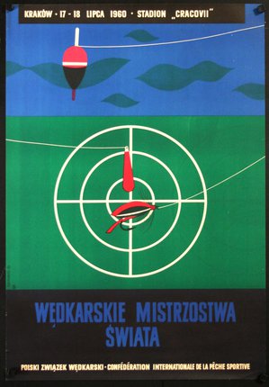 a poster of a fishing game
