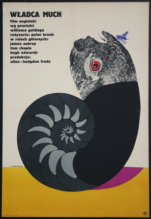 a poster of a snail