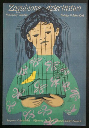 a girl holding a bird cage