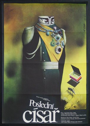 a poster of a man wearing a garment