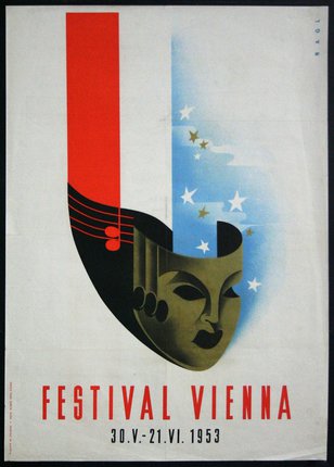 a poster of a mask