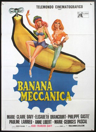 a poster of a banana