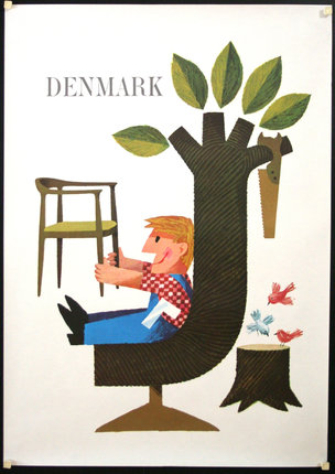 a poster for a danish company