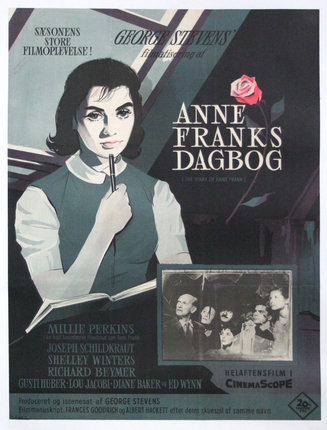 a movie poster of a woman holding a pen