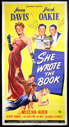 a movie poster of a woman in a red dress