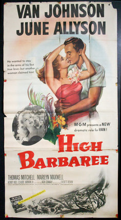 a movie poster of a man and woman holding flowers