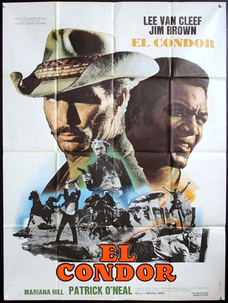 a movie poster with a man in a cowboy hat