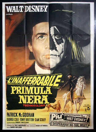 a movie poster of a man and a man on horseback