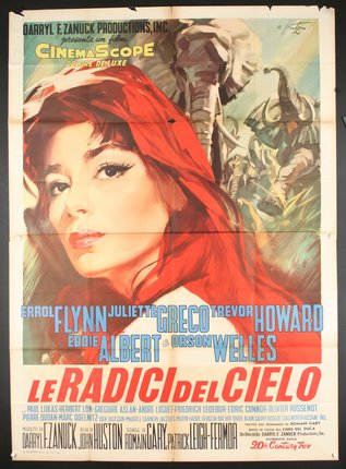 a poster of a woman with a red hood