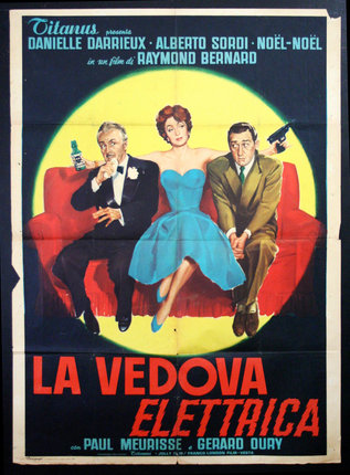a movie poster with a man and a woman sitting on a couch